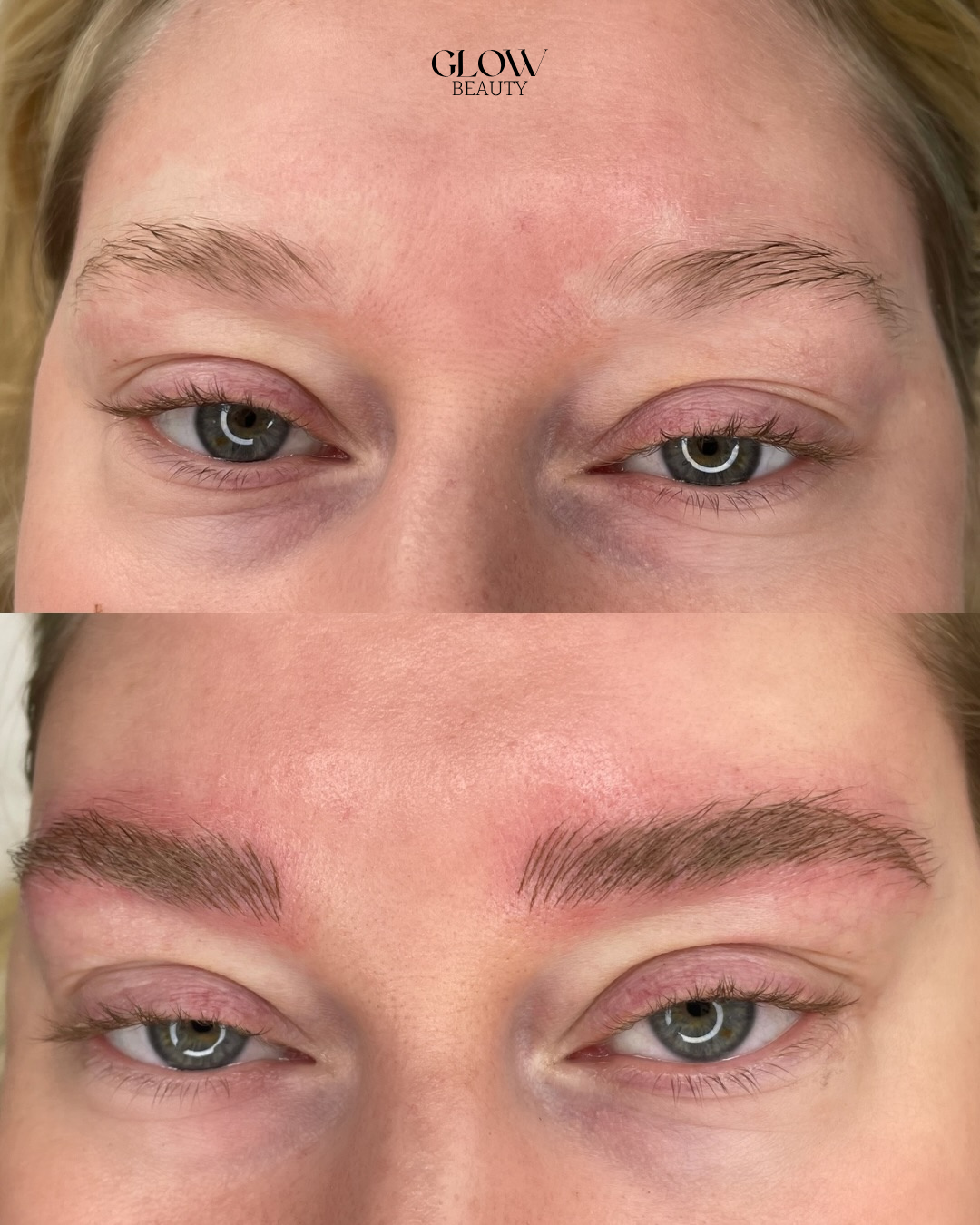 microblading hårstrå permanente bryn aarhus permanent makeup 3d bryn